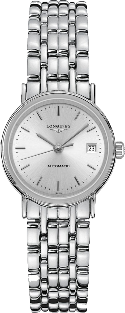 Longines Presence 25.5mm Automatic Stainless Steel Watch for Women - L4.321.4.72.6