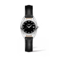 Longines Equestrian Quartz Diamond Black Dial Watch for Women - L6.136.4.57.0