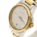 Gucci G Timeless Quartz Silver Dial Two Tone Steel Strap Watch For Women - YA126531