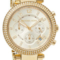 Michael Kors Parker Gold Dial Two Tone Steel Strap Watch for Women - MK6238