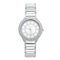 Michael Kors Kerry Silver Tone Silver Steel Strap Watch for Women - MK3311