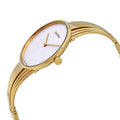 Calvin Klein Drift Silver Dial Gold Steel Strap Watch for Women - K6S2N516