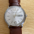 Marc Jacobs Marc Fergus White Dial Brown Leather Strap Watch for Men - MBM5080