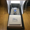 Burberry The City Blue Dial Silver Steel Strap Watch for Men - BU9031