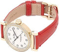 Coach Madison White Dial Red Leather Strap Watch for Women - 14502400