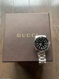 Gucci Dive  Stainless Steel Swiss Made Black Dial Watch For Women - YA136403