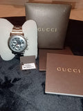 Gucci G Chrono Black Dial Stainless Steel Watch For Men - YA101309