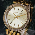 Michael Kors Darci Gold Dial Gold Steel Strap Watch for Women - MK4325