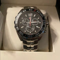 Tag Heuer Senna Chronograph Special Edition Black Dial Silver Steel Strap Watch for Men - CAZ1015.BA0883