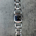 Gucci G Gucci Black Dial Silver Steel Strap Watch For Women - YA125510