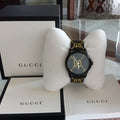 Gucci G Timeless Ghost Black Dial Black Rubber Strap Watch For Men - YA1264019