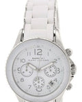 Marc Jacobs Rock White Dial White Stainless Steel Strap Watch for Women - MBM2545