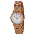 Marc Jacobs Marc Baker White Dial Rose Gold Stainless Steel Watch for Women - MBM3248