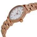 Marc Jacobs Marc Baker White Dial Rose Gold Stainless Steel Watch for Women - MBM3248