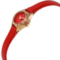 Marc Jacobs Blade Red Dial Red Leather Strap Watch for Women - MBM1343