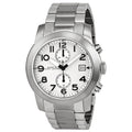 Marc Jacobs Larry Chronograph White Dial Silver Stainless Steel Strap Watch for Men - MBM5030