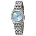 Marc Jacobs Peeker Blue Dial Silver Stainless Steel Strap Watch for Women - MBM3376