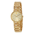 Marc Jacobs Peggy Gold Dial Gold Stainless Steel Strap Watch for Women - MBM3405