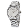 Marc Jacobs Tether Transparent Silver Dial Stainless Steel Strap Watch for Women - MBM3412