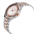 Marc Jacobs Tether White Transparent Dial Two Tone Stainless Steel Strap Watch for Women - MBM3436