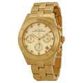 Marc Jacobs Blade Gold Dial Gold Stainless Steel Strap Watch for Women - MBM3101