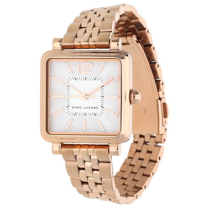 Marc Jacobs Vic White Dial Rose Gold Stainless Steel Strap Watch for Women - MJ3514