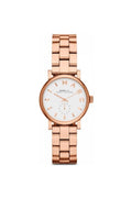 Marc Jacobs Marc Baker White Dial Rose Gold Stainless Steel Watch for Women - MBM3248