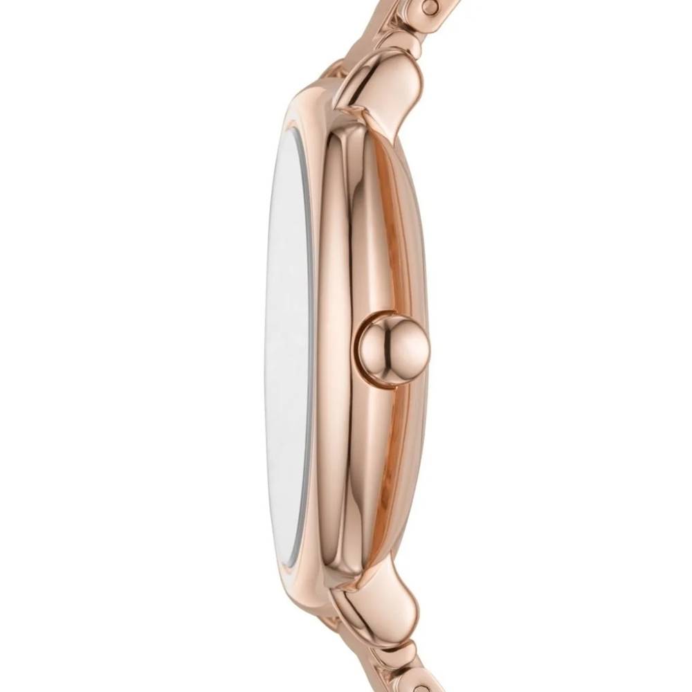 Marc Jacobs Mandy White Dial Rose Gold Stainless Steel Strap Watch for Women - MJ3574