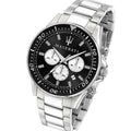 Maserati SFIDA Chronograph Quartz Black Dial Watch For Men - R8873640004