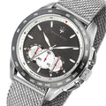 Maserati Traguardo Chronograph 45mm Black Dial Mesh Bracelet Watch For Men - R8873612008