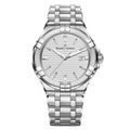 Maurice Lacroix Aikon Date White Dial Silver Steel Strap Watch for Men - AI1008-SS002-131-1