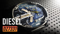 Diesel Big Daddy 2.0 Blue Dial Grey Stainless Steel Watch For Men - DZ7331