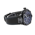 Maurice Lacroix Aikon Chronograph Limited Edition Black Dial Black Leather Strap Watch for Men - AI1018-PVB01-337-1