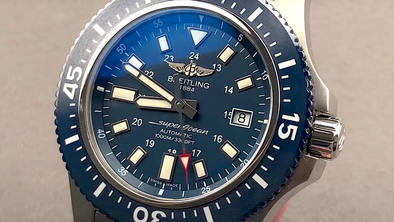 Breitling Superocean II Special Mariner Blue Ceramic Bezel 44mm Mens Watch - Y1739316/C959