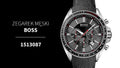 Hugo Boss Driver Black Dial Black Nylon Strap Watch for Men -1513087