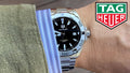 Tag Heuer Aquaracer Black Dial Silver Steel Strap Watch for Men - WBD1110.BA0928