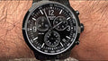 Tissot PRC 200 Chronograph Black Dial Black Steel Strap Watch For Men - T114.417.33.057.00