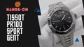 Tissot PR 100 Sport Quartz Black Dial Stainless Steel Strap Watch For Men - T101.610.11.051.00