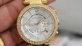 Michael Kors Parker White Dial Two Tone Steel Strap Watch for Women - MK6119