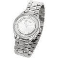 Marc Jacobs Tether Transparent Silver Dial Stainless Steel Strap Watch for Women - MBM3412