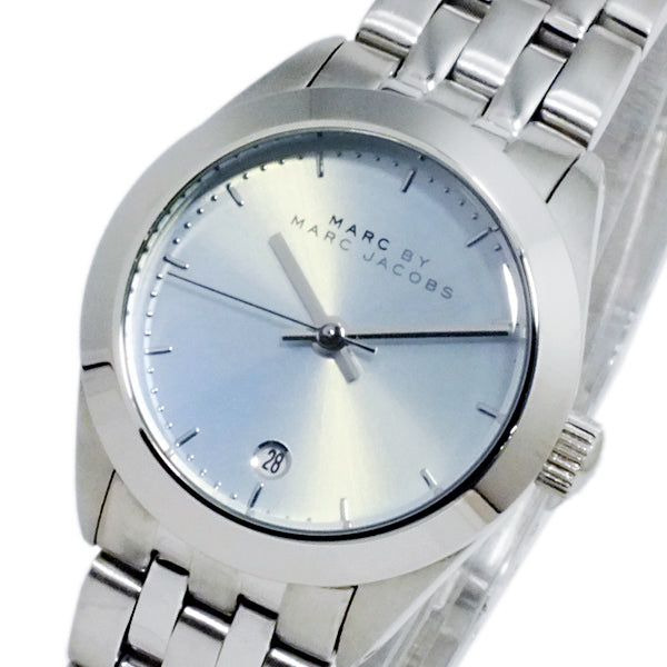 Marc Jacobs Peeker Blue Dial Silver Stainless Steel Strap Watch for Women - MBM3376