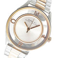 Marc Jacobs Tether White Transparent Dial Two Tone Stainless Steel Strap Watch for Women - MBM3436