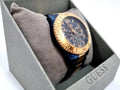 Guess BFF Multifunction Blue Dial Two Tone Steel Strap Watch for Women - W0231L6