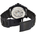 Fossil Modern Machine Automatic Skeleton Grey Dial Black Steel Strap Watch for Men - ME3134