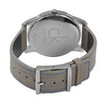 Calvin Klein City Silver Dial Grey Leather Strap Watch for Men - K2G211Q4