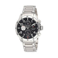 Tommy Hilfiger Cool Sport Multifunction Black Dial Silver Steel Strap Watch for Men - 1791141