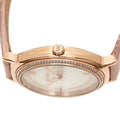 Michael Kors Cinthia Mother of Pearl Dial Pink Leather Strap Watch for Women - MK2663