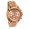 Michael Kors Bradshaw Chronograph Gold Dial Gold Steel Strap Watch for Women - MK5799