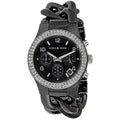 Michael Kors Ceramic Black Dial Black Steel Strap Watch for Women - MK5388