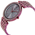 Michael Kors Darci Black Dial Purple Steel Strap Watch for Women - MK3554